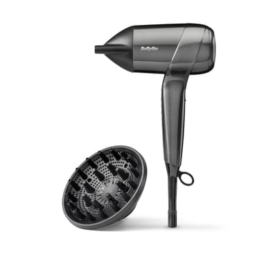 BaByliss Titanium Shine 1600 D6200DE 1600 W Asciugacapelli grigio antracite