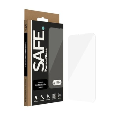 PanzerGlass SAFE. by ® Screen Protector iPhone 14 | 13 | 13 Pro | Ultra-Wide Fit Protection d'écran transparent Apple 1 pièce(s)