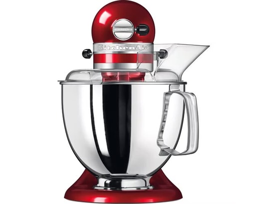 Robot sur socle KitchenAid Artisan 5KSM175PSECA 4,8 L bol inox tête basculante Candy Apple Red - Neuf