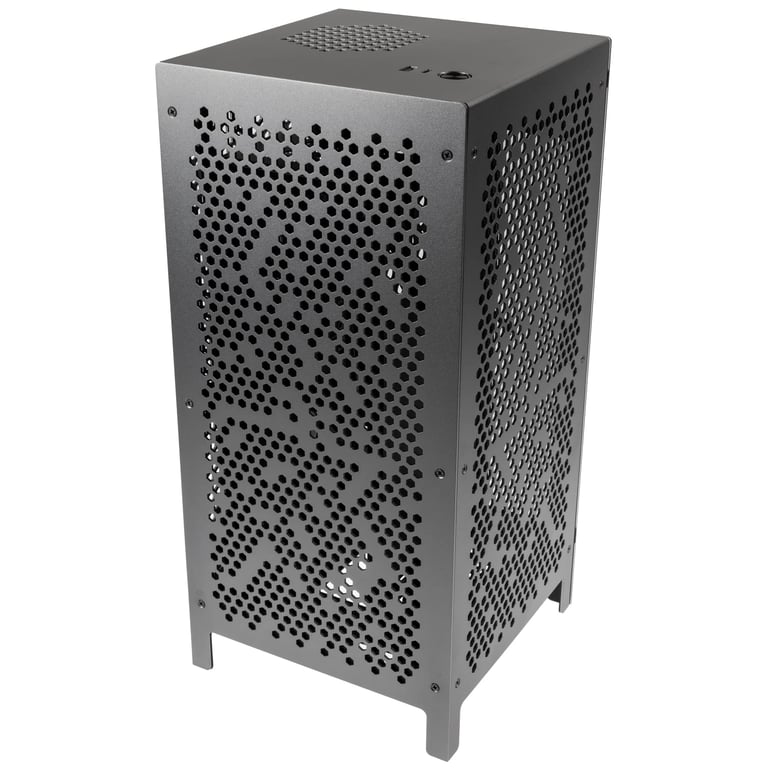 Kolink Rocket Complex Aluminium Mini ITX Boitier Gunmetal Neuf - vue 3