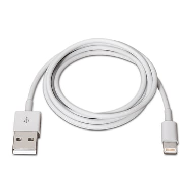 AISENS A102-0035 cable de conector Lightning 1 m Blanco