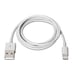 AISENS A102-0035 cable de conector Lightning 1 m Blanco
