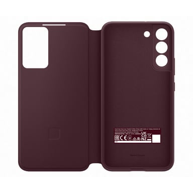 Samsung EF-ZS906C coque de protection pour téléphones portables 16,8 cm (6.6'') Folio porte carte Bourgogne Samsung Galaxy S22 +