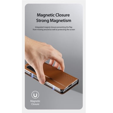 Étui livre magnétique série Dux Ducis Bril pour Samsung Galaxy Z Fold 4 F936B Bleu