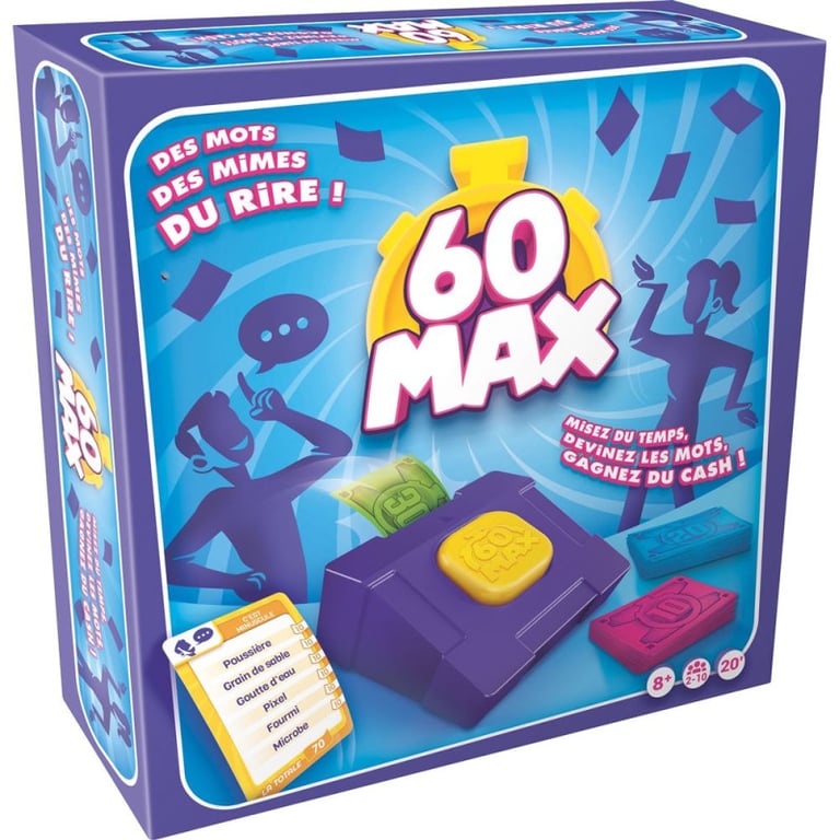 Jeu D'Ambiance Asmodee ZYG60S0101FR – 60 Max, Coopératif Avec Timer Électronique - vue 4