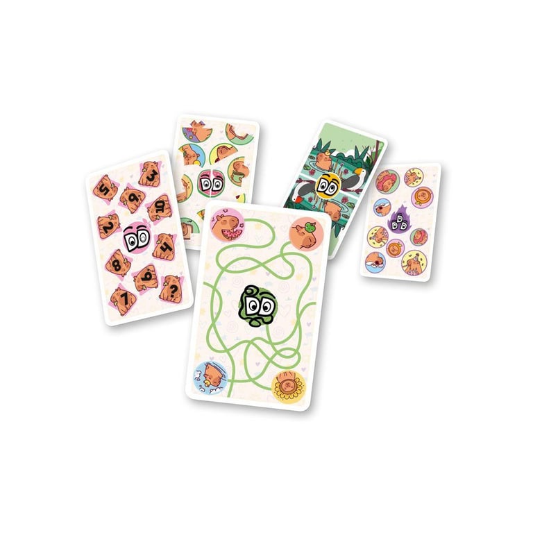 GODDIT Top Trumps Capybaras Jeu de cartes WINNING MOVES 1 à 6 joueurs Dès - vue 4