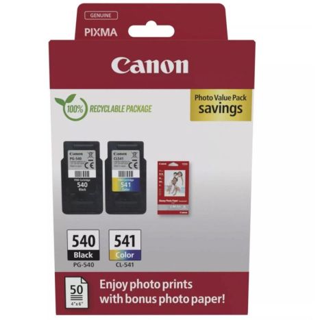 Pack de cartouches d'origine Canon Pg540Cl541 Bk+C+ +Y 5225B013 [Ml 8][Pag 180] Neuf - vue 3