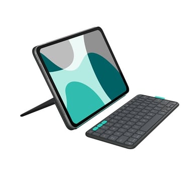 Logitech Flip Folio, étui clavier pour iPad Pro 11 pouces (M4) et iPad Air 11 pouces (M2 et M3) (5e génération