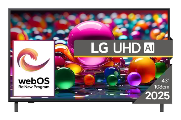 LG TV 43'' smart TV LED 4K 43ua74003lb
