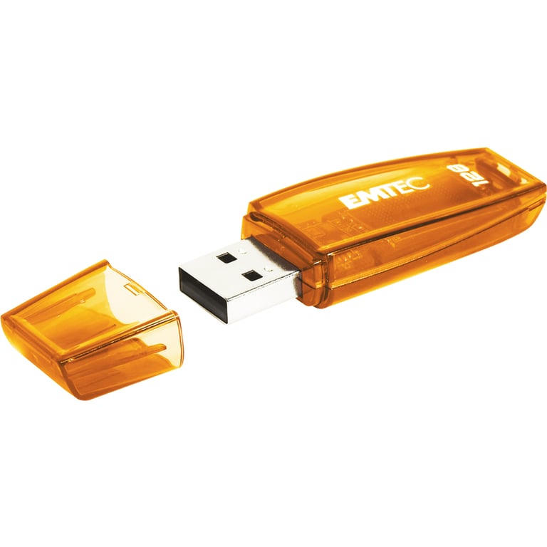 Emtec C410 lecteur USB flash 128 Go USB Type-A 2.0 Orange - Neuf