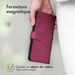 imoshion Étui de télephone portefeuille pour Apple iPhone 17 Pro - Bordeaux