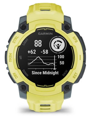 Garmin Instinct E 2,29 cm (0.9'') MIP 45 mm Numérique 176 x 176 pixels Citron vert GPS (satellite)