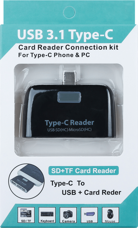 Lecteur de cartes pour Manette Nitendo Switch Smartphone Type-C Android SD Micro SD USB Adaptateur U