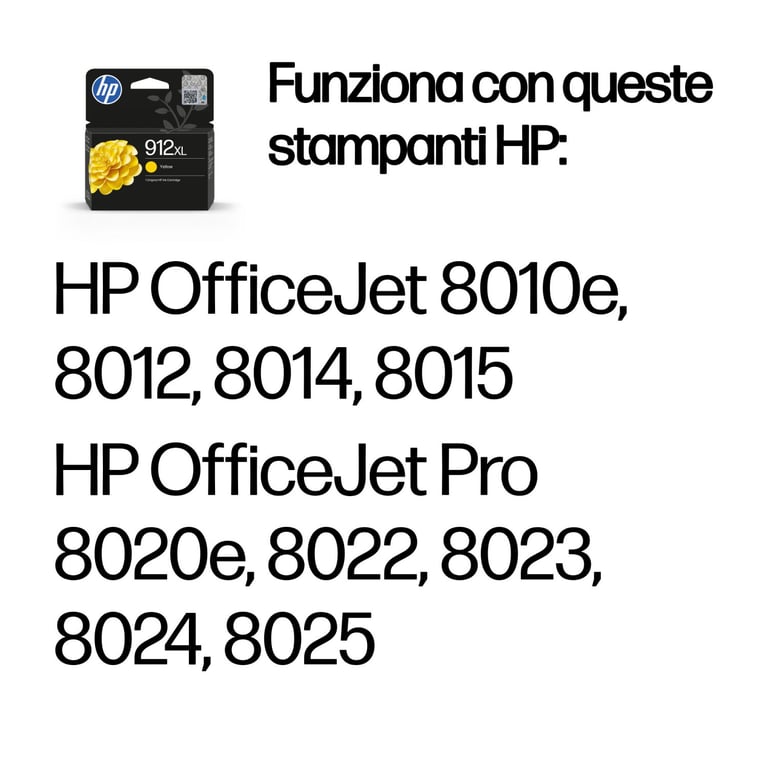 HP 912XL Cartouche d'encre jaune authentique grande capacité Neuf - vue 2