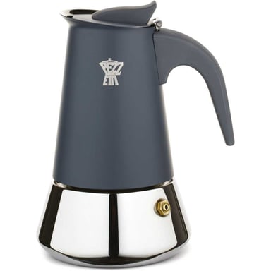 Pezzetti Cafetière Italienne Steelexpress - Acier Inoxydable - 6 Tasses - Tous Feux Dont Induction - vue 1
