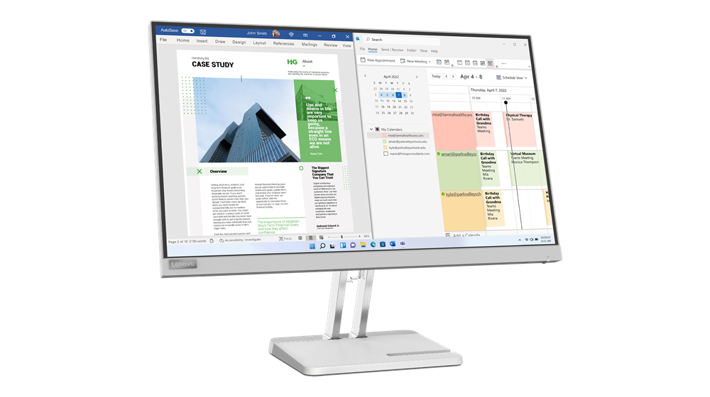 Lenovo L25e 40 écran plat de PC 62 2 cm 24.5 1920 x 1080 pixels Full HD Neuf - vue 4