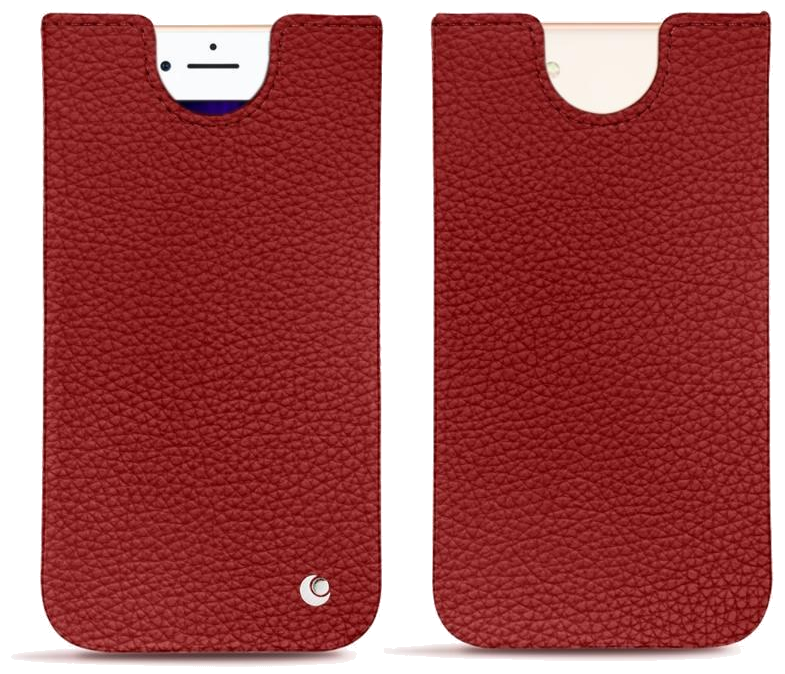 Pochette cuir Apple iPhone 8 - PochetteRouge