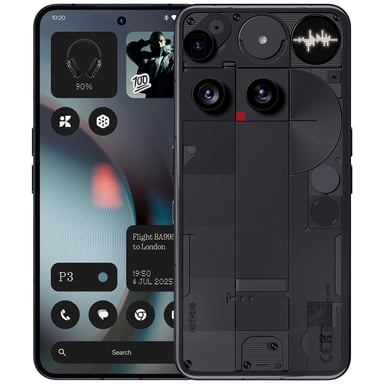 Nothing Phone (3) 16,9 cm (6.67'') SIM doble Android 15 5G 12 GB 256 GB 5150 mAh Negro
