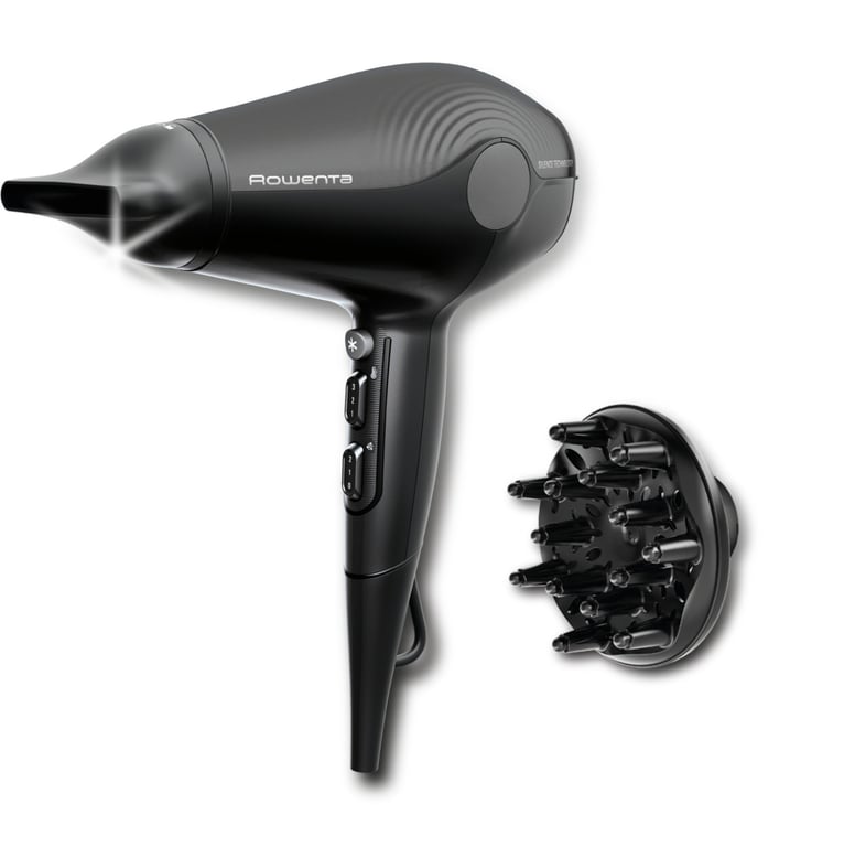 Rowenta Ultra Silence CV6430 Asciugacapelli Nero Ionico 2 Velocità 3 Temperature - vue 2