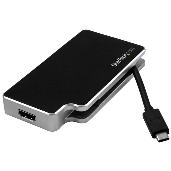 StarTech.com Adaptateur audio / vidéo de voyage 3 en 1 USB C vers VGA DVI ou HDMI 4K Neuf - vue 10