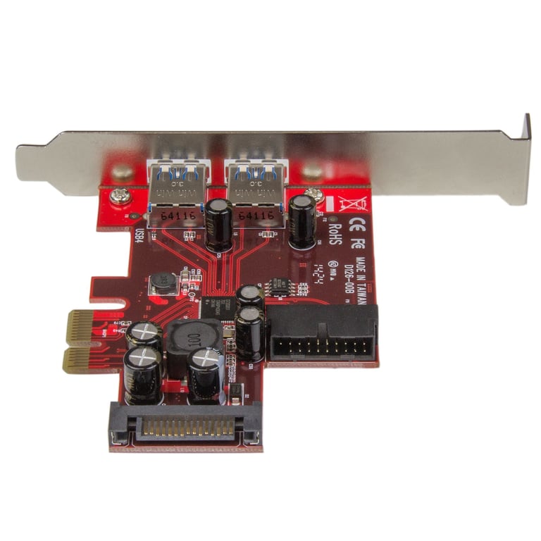 Carte Contrôleur PCI Express StarTech PEXUSB3S2EI – 4 Ports USB 3.0 (2 Externes, 2 Internes) - vue 3
