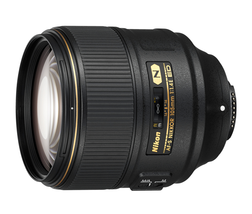 Nikon AF-S 105MM F/1.4E ED MILC/SLR Téléobjectif Noir - Neuf