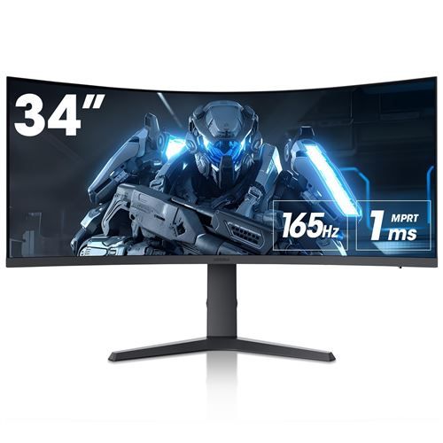 Moniteur semi pro gaming Koorui 34E6UC 34 Incurvé 165 Hz WQHD - vue 3