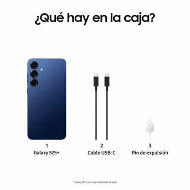Galaxy S25 Plus (5G) 256 GB, azul marino
