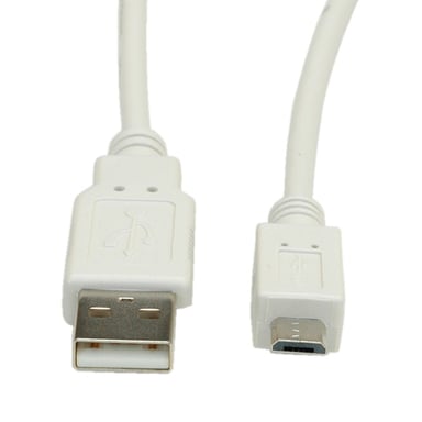 VALUE Cavo USB 2.0, USB A maschio - Micro USB B maschio 0,8m