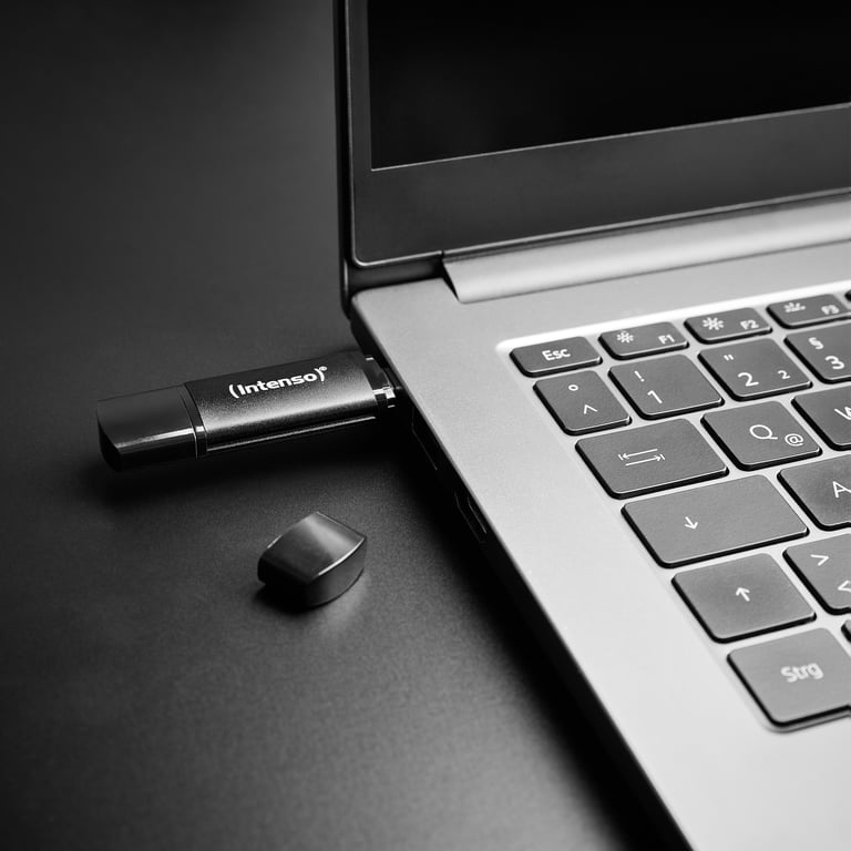 Clé USB Intenso 3544491 USB A USB C aluminium - vue 3