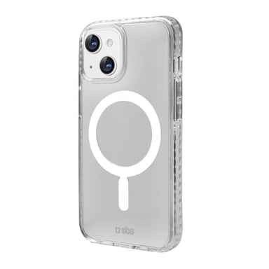 Coque avec fixation magnétique, compatible recharge MagSafe pour iPhone 14 Plus-SBS