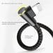 Câble USB 3 En 1 Chargement Rapide iPhone Lightning USB-C Micro USB 1.2m Tricolore