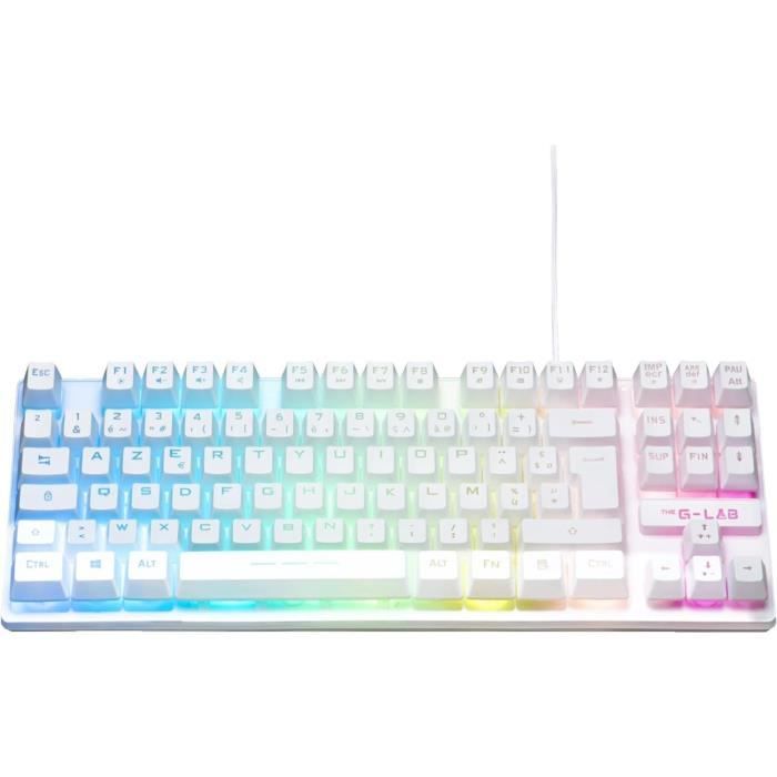 Clavier Gamer - KEYZ CAESIUM TKL - RGB - Filaire - 100% Personnalisable - Azerty - Noir - Neuf