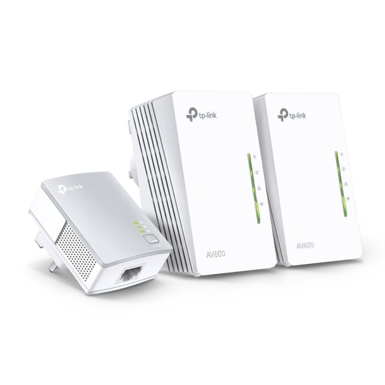 TP Link AV500 Powerline WiFi Extender 2 pack TL WPA4220 KIT