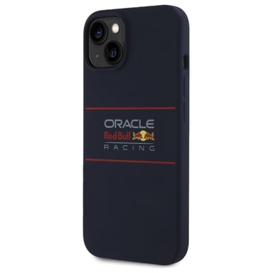 Custodia Red Bull per iPhone 14 6,1'' Custodia rigida blu maine Silicone Logo orizzontale MagSafe