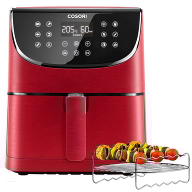 COSORI Freidora sin Aceite Premium Edition Chef Rojo 5,5 litros