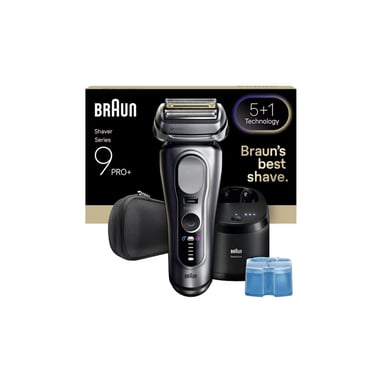Braun Series 9 Pro+ 9667CC Afeitadora de rejilla Cortadora Plata