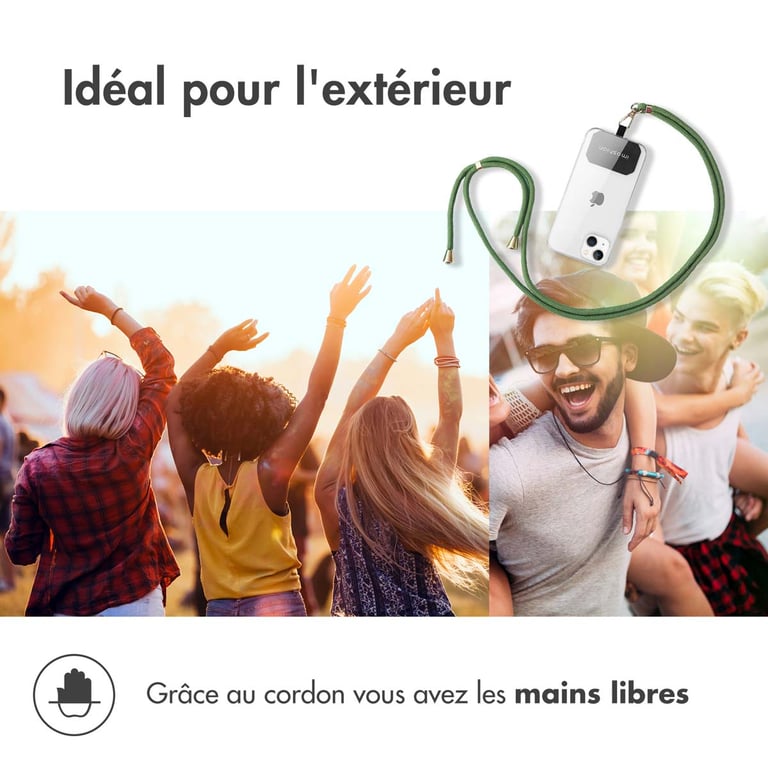 imoshion Cordon de téléphone universel Jaune Neuf - vue 9