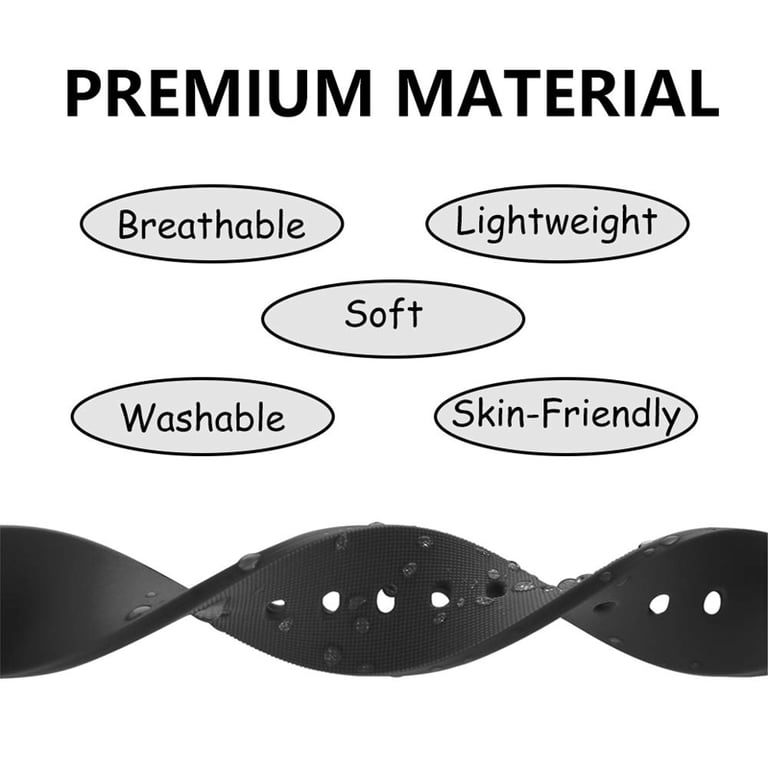 Bracelet de montre universel 16 mm en silicone Neuf - vue 3