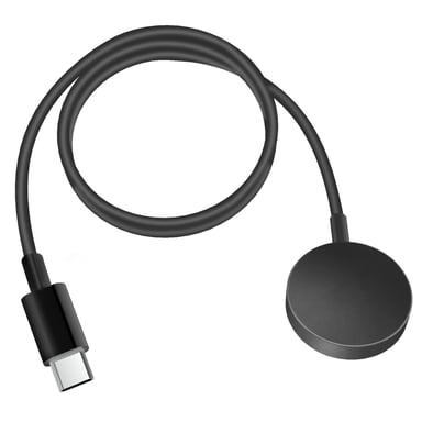 Cargador USB-C para Samsung Galaxy Watch 3/4/5/6/7, Active 1/2 Black