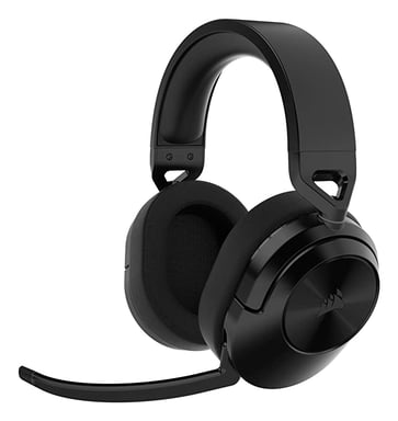 Corsair HS55 WIRELESS Auriculares Inalámbrico Diadema Juego Bluetooth Negro, Carbono