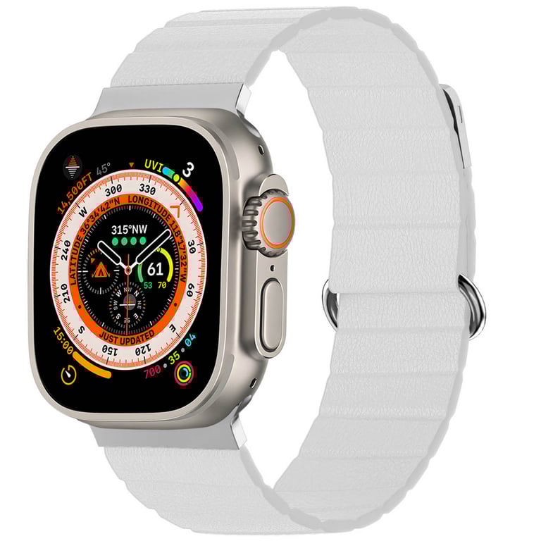 imoshion Bracelet en cuir magnétique pour 'Apple Watch Series 1 10 / SE / Ultra 2 4244454649 mm Neuf