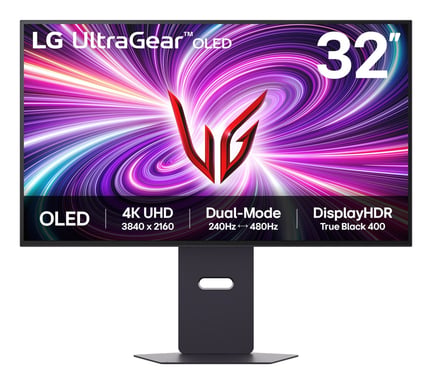 LG 32GS95UV-B PC a schermo piatto 81,3 cm (32'') 3840 x 2160 pixel 4K Ultra HD OLED Nero