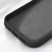 Moxie Funda para iPhone 15 Interior de microfibra Bordes levantados Negro