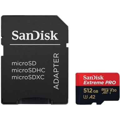 SanDisk Extreme PRO 512 Go MicroSDXC UHS-I Classe 10