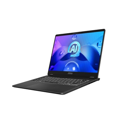MSI Prestige 14 AI Evo C1MG-039FR Intel Core Ultra 7 155H Portátil 35,6 cm (14'') Full HD+ 32 GB DDR5-SDRAM 1 TB SSD Wi-Fi 7 (802.11be) Windows 11 Pro Gris