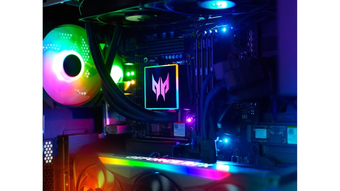 PC Gaming ACER PREDATOR ORION PO7-655 Intel Core i9-14900KF 64GB DDR5 2TB SSD NVIDIA GeForce RTX 4090 Nero