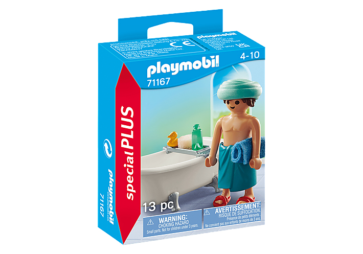 Homme Et Baignoire Playmobil La Boîte