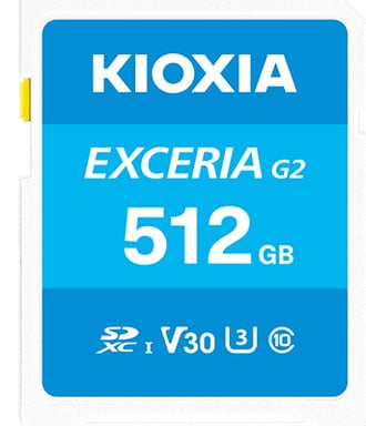 Kioxia LNEX2L512GG4 mémoire flash 512 Go SDXC UHS-I Classe 10