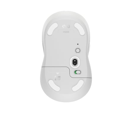 Logitech Signature M650 Ratón inalámbrico RF para diestros + Bluetooth Óptico 2000 DPI